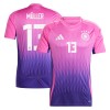 Maillot de Supporter Allemagne Muller 13 Extérieur Euro 2024 Pour Homme